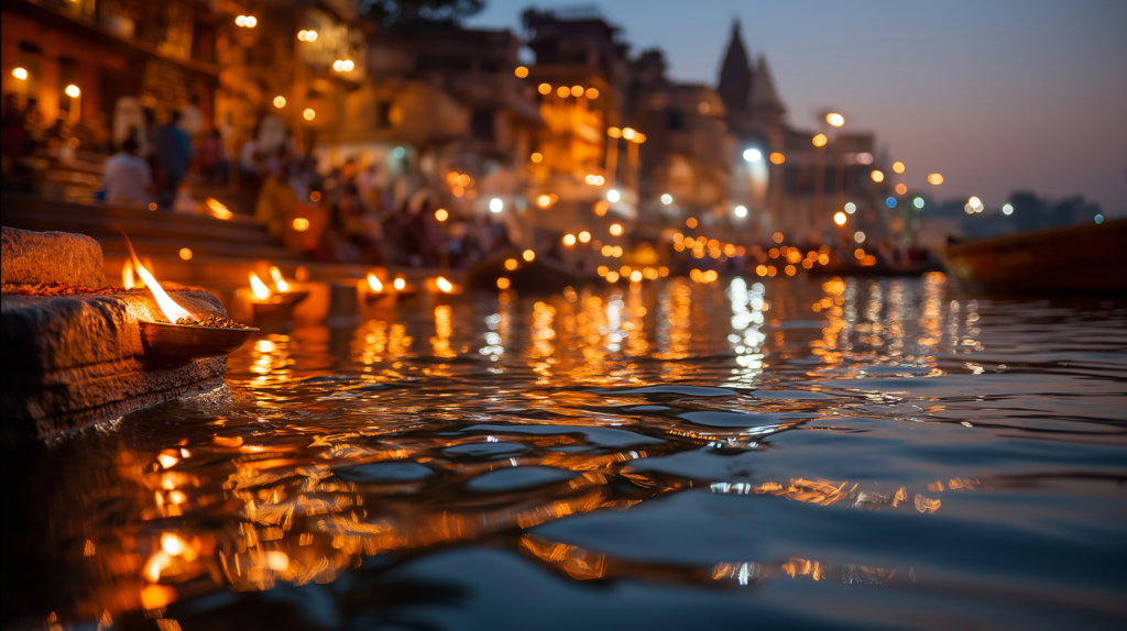 Evening Ganga Aarti at Dashashwamedh Ghat Varanasi tour